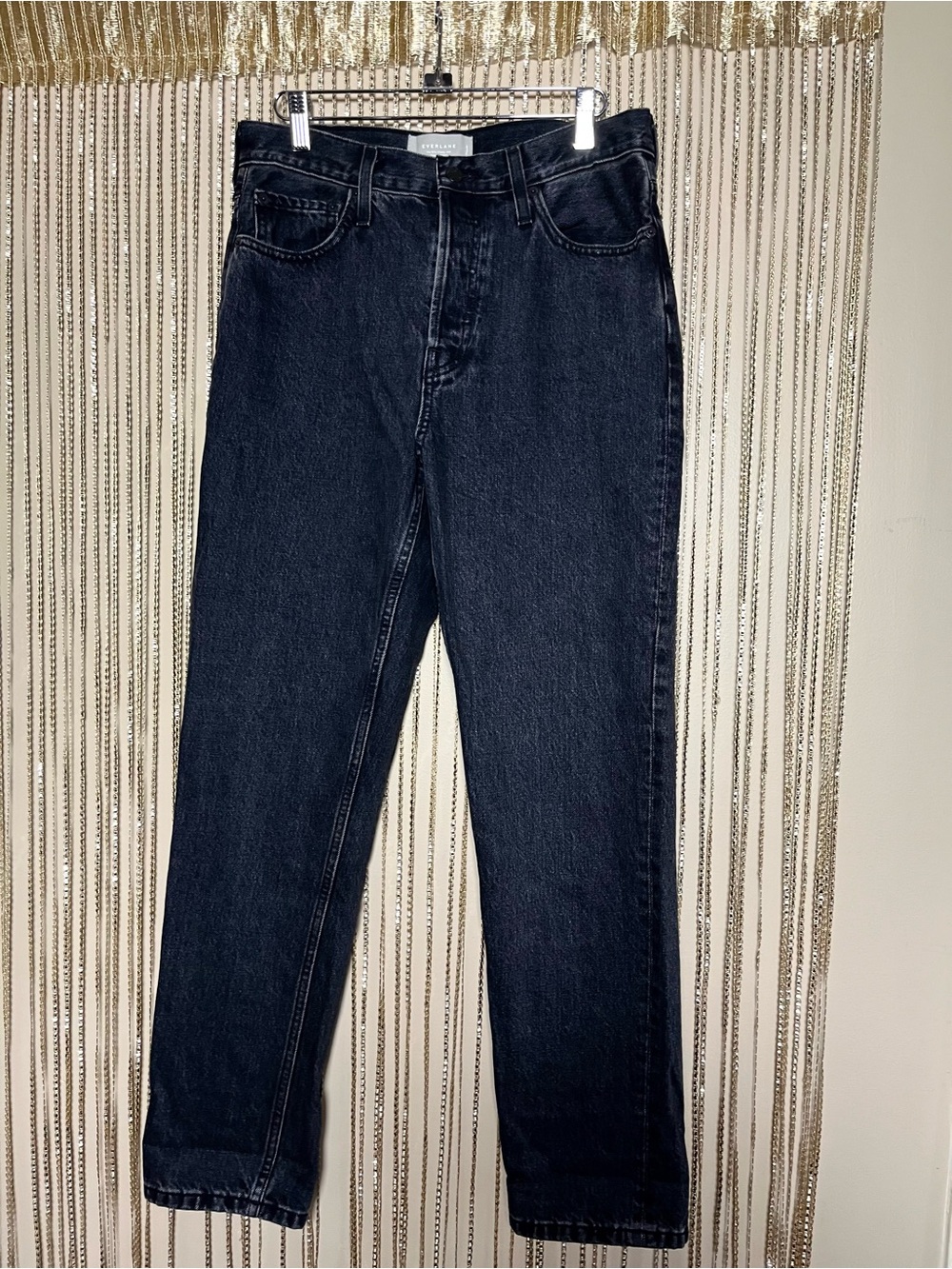 Everlane Black Relaxed High-Rise Jeans